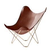 Silla mariposa de cuero