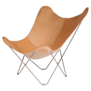 Silla mariposa de cuero