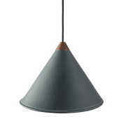 Leather Cone Lamp Large