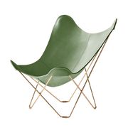 Silla mariposa de cuero