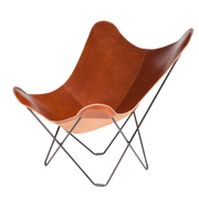 Silla mariposa de cuero