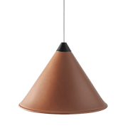 Leather Cone Lamp Extra Large