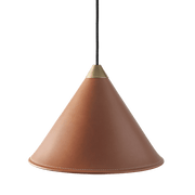Leather Cone Lamp Extra Large