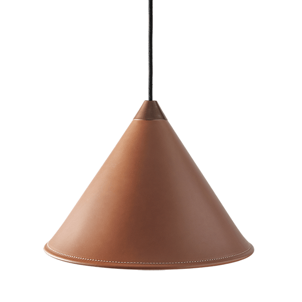 Leather Cone Lamp Extra Large