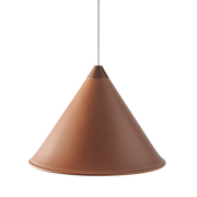 Leather Cone Lamp Extra Large