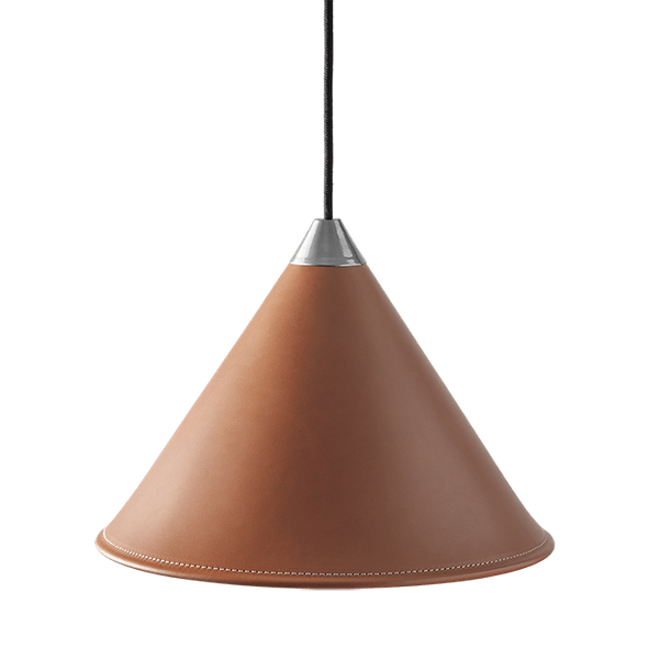 Leather Cone Lamp Extra Large