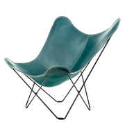 Silla mariposa de cuero