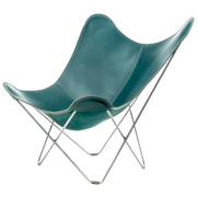 Silla mariposa de cuero