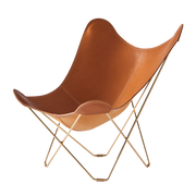 Silla mariposa de cuero