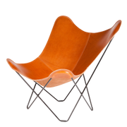 Silla mariposa de cuero