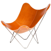 Silla mariposa de cuero