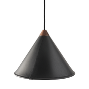 Leather Cone Lamp  Large