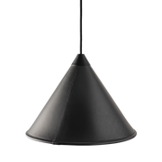 Leather Cone Lamp  Large
