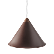 Leather Cone Lamp  Large