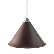 Leather Cone Lamp  Large