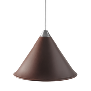 Leather Cone Lamp  Large