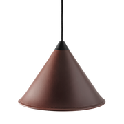 Leather Cone Lamp  Large
