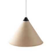 Leather Cone Lamp  Large
