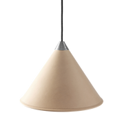 Leather Cone Lamp  Large