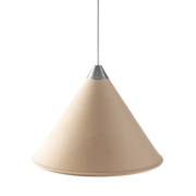 Leather Cone Lamp  Large