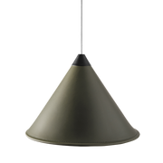 Leather Cone Lamp  Large