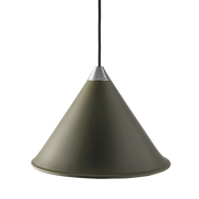 Leather Cone Lamp  Large