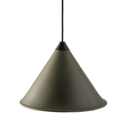 Leather Cone Lamp  Large
