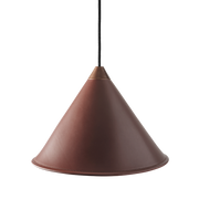 Leather Cone Lamp  Large