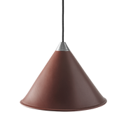 Leather Cone Lamp  Large