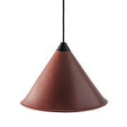 Leather Cone Lamp  Large