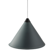 Leather Cone Lamp  Large