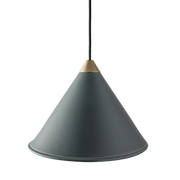 Leather Cone Lamp  Large