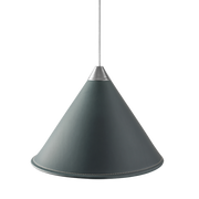 Leather Cone Lamp  Large