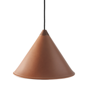 Leather Cone Lamp  Large