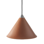 Leather Cone Lamp  Large