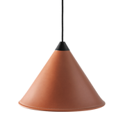 Leather Cone Lamp  Large