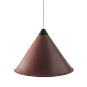 Leather Cone Lamp Extra Large