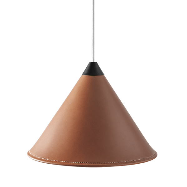 Leather Cone Lamp Extra Large